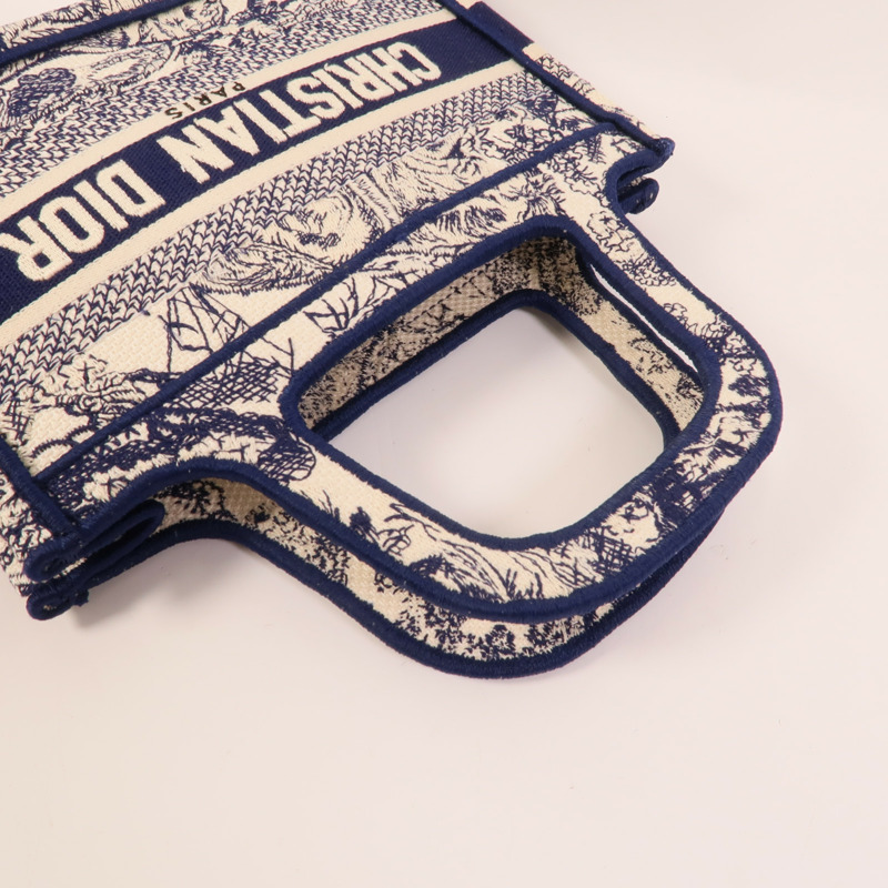 Dior 帆布Mini Dior Book Tote手挽袋-4