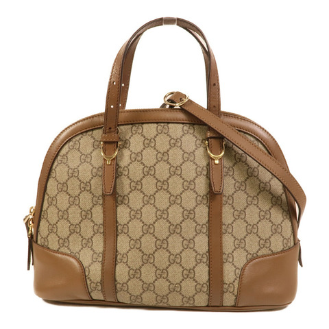 GUCCI 塗層帆布Nice Dome Bag手挽肩背兩用袋
