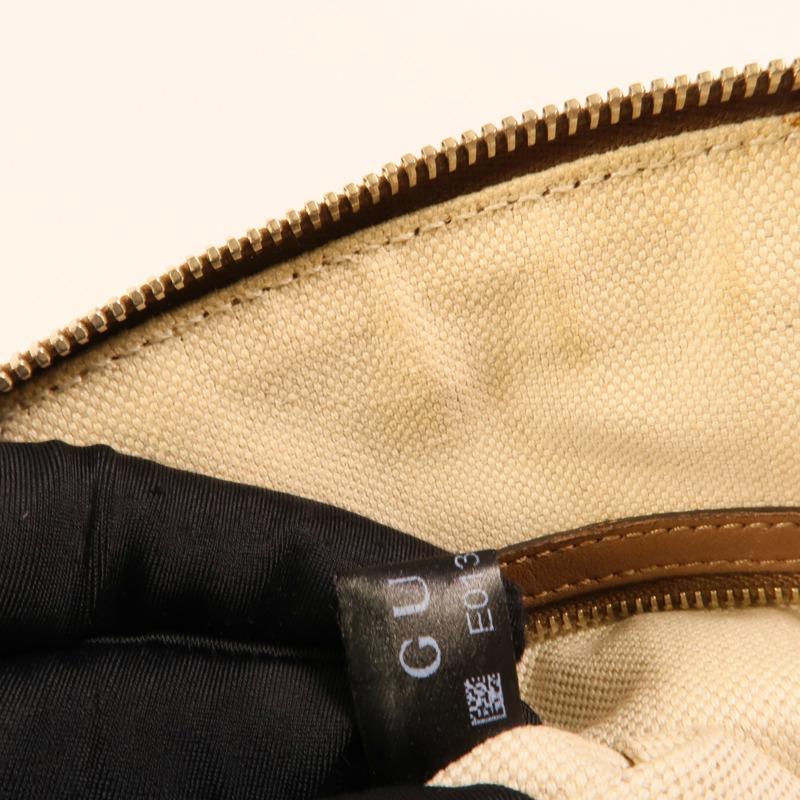 GUCCI 塗層帆布Nice Dome Bag手挽肩背兩用袋-9