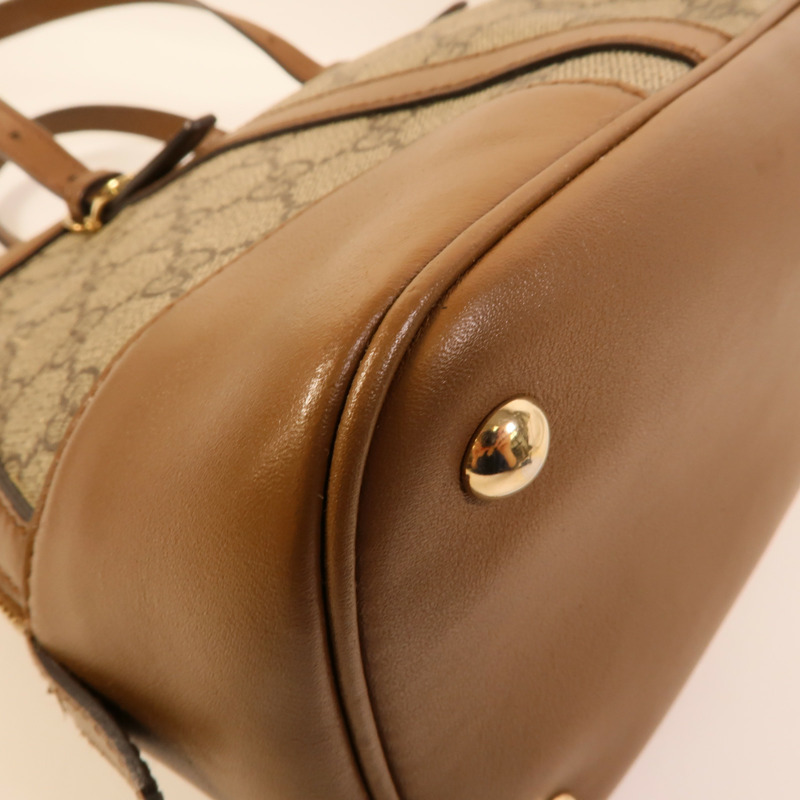 GUCCI 塗層帆布Nice Dome Bag手挽肩背兩用袋-12
