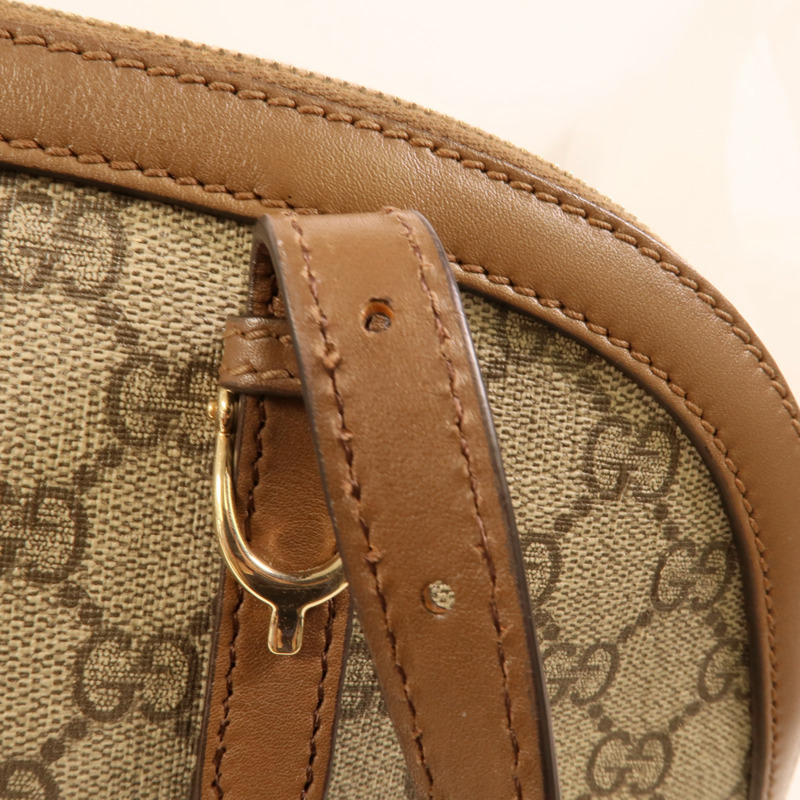 GUCCI 塗層帆布Nice Dome Bag手挽肩背兩用袋-14