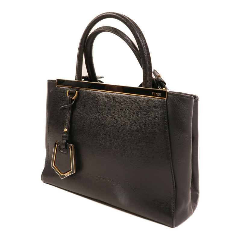 FENDI 牛皮皮革Petite 2Jours手挽肩背兩用袋-2