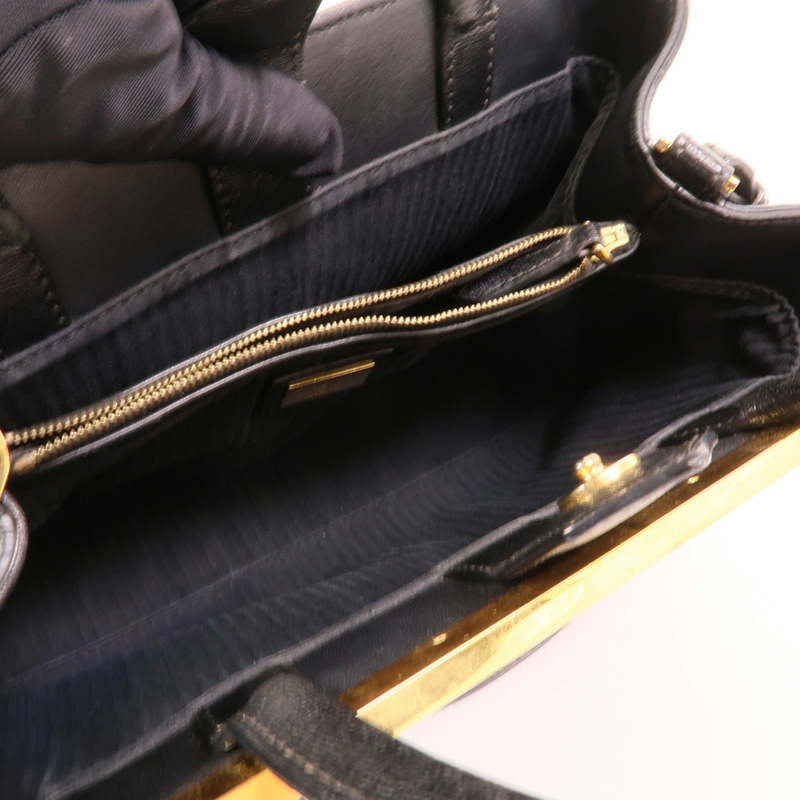 FENDI 牛皮皮革Petite 2Jours手挽肩背兩用袋-4