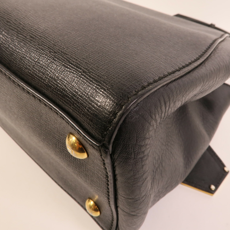 FENDI 牛皮皮革Petite 2Jours手挽肩背兩用袋-13