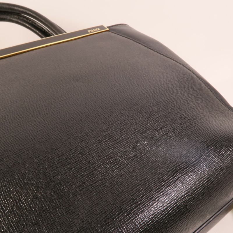 FENDI 牛皮皮革Petite 2Jours手挽肩背兩用袋-14