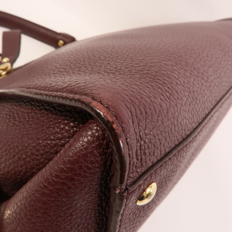 Salvatore Ferragamo 牛皮皮革Sofia Gancini手挽袋-11