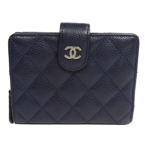 CHANEL 牛皮皮革Bifold Wallet錢包
