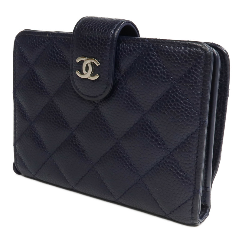 CHANEL 牛皮皮革Bifold Wallet錢包-1