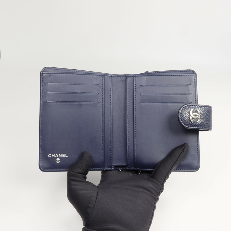 CHANEL 牛皮皮革Bifold Wallet錢包-5