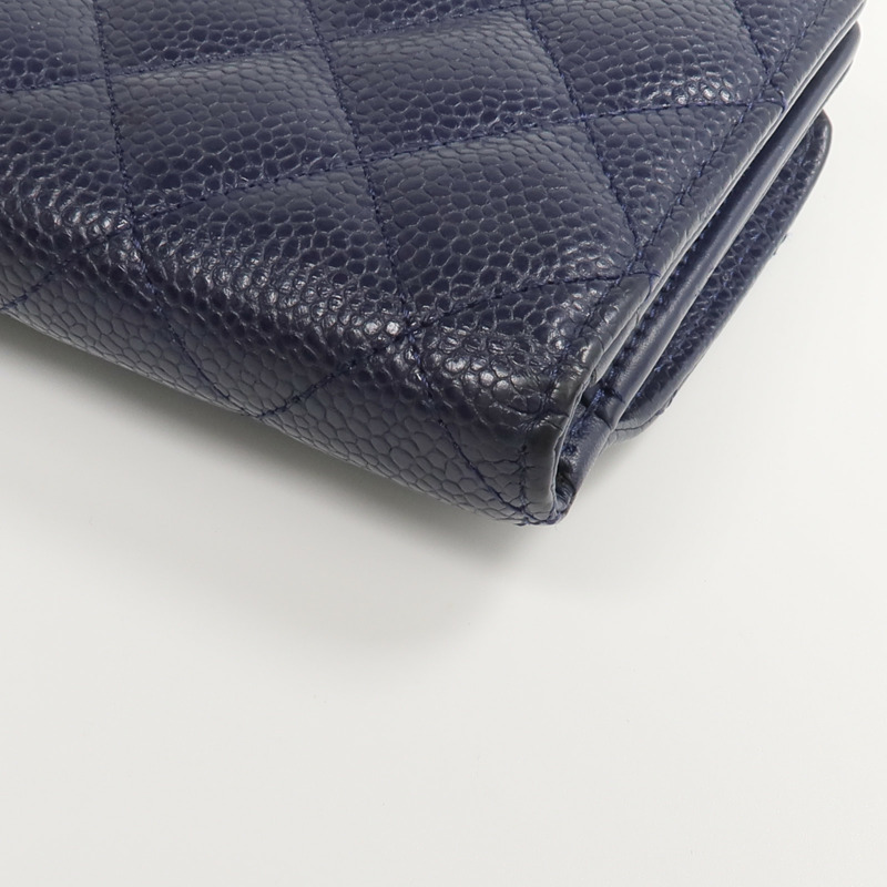 CHANEL 牛皮皮革Bifold Wallet錢包-13