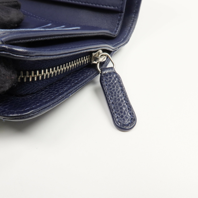 CHANEL 牛皮皮革Bifold Wallet錢包-18