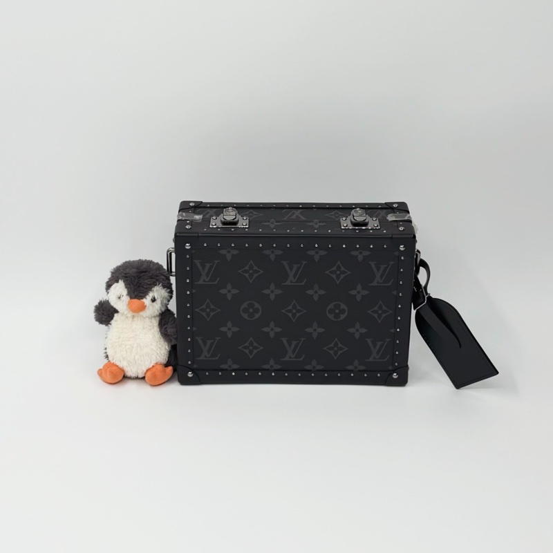 Louis Vuitton Monogram Eclipse Clutch Box 手拿/肩/斜背包-1