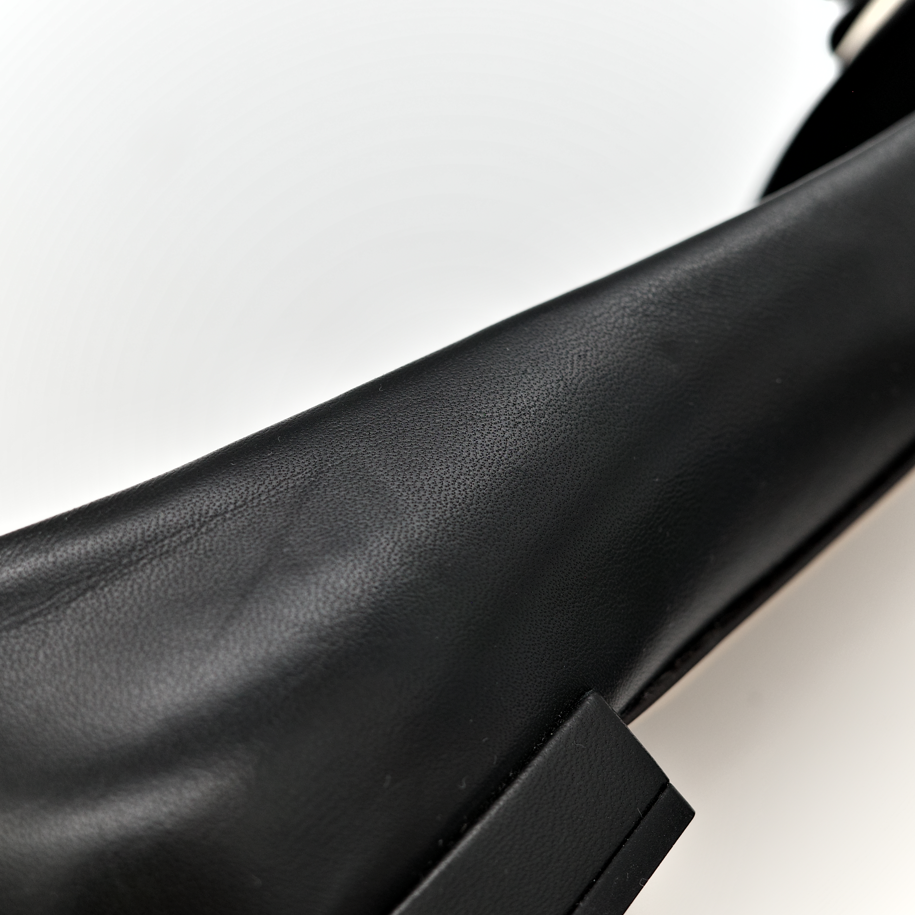 Ferragamo 菲拉格慕 黑色 羔羊皮 Zeri 尖頭蝴蝶結平底鞋 單鞋-12