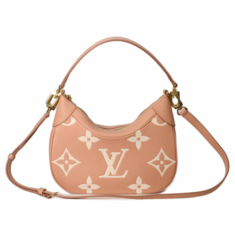 路易威登 M46301 雙色 Empreinte Rose Trianon Crème Bagatelle NM 單肩包 RFID (IC)-0
