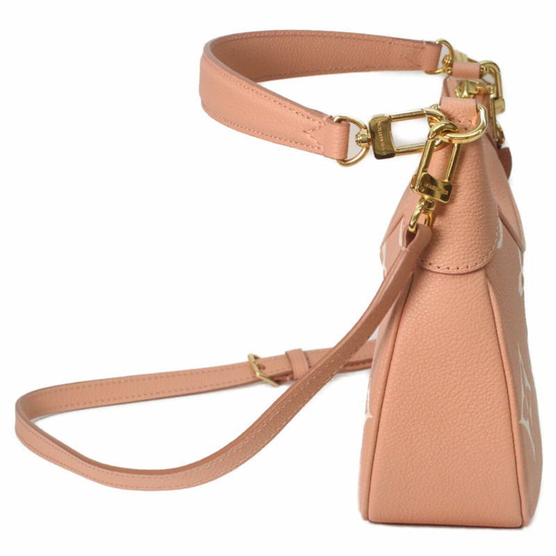 路易威登 M46301 雙色 Empreinte Rose Trianon Crème Bagatelle NM 單肩包 RFID (IC)-1