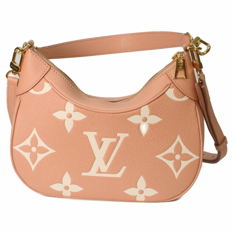 路易威登 M46301 雙色 Empreinte Rose Trianon Crème Bagatelle NM 單肩包 RFID (IC)-2
