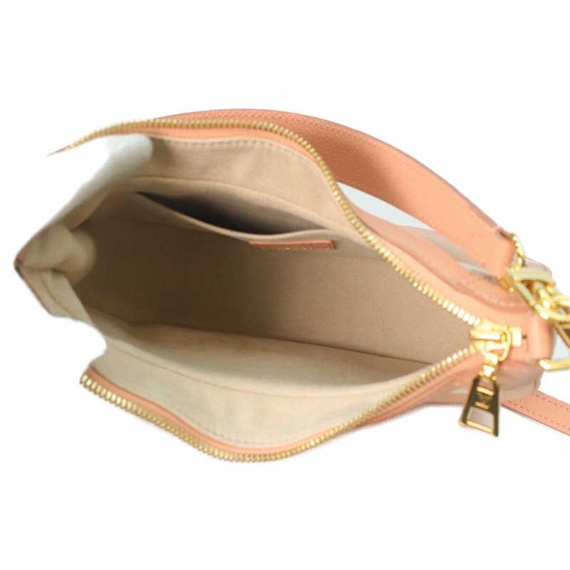 路易威登 M46301 雙色 Empreinte Rose Trianon Crème Bagatelle NM 單肩包 RFID (IC)-5