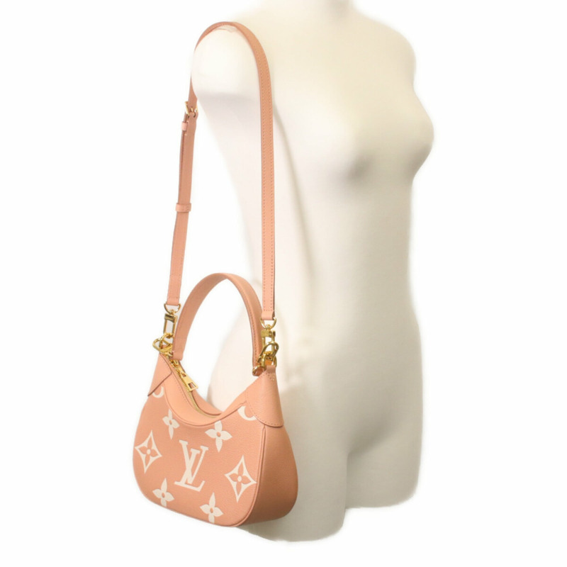 路易威登 M46301 雙色 Empreinte Rose Trianon Crème Bagatelle NM 單肩包 RFID (IC)-9