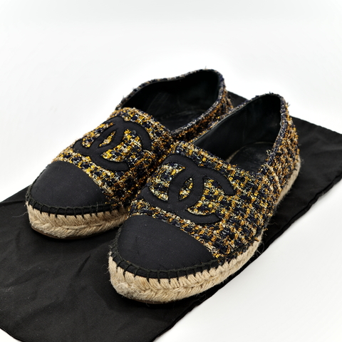 chanel 編織鉛筆鞋