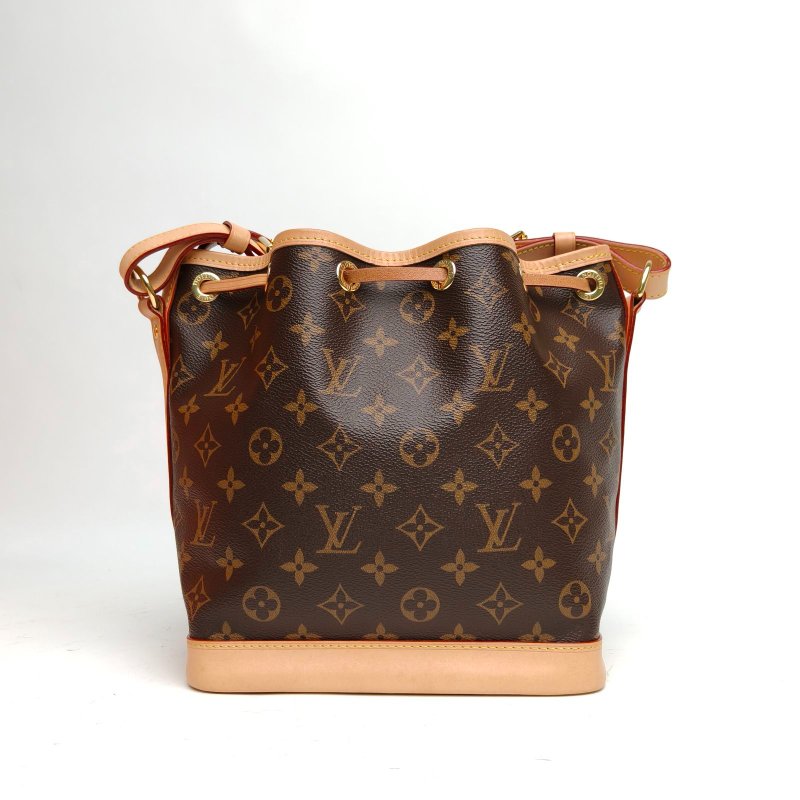 LOUIS VUITTON NOÉ水桶包BB22老花PVC金扣晶片肩背包-2