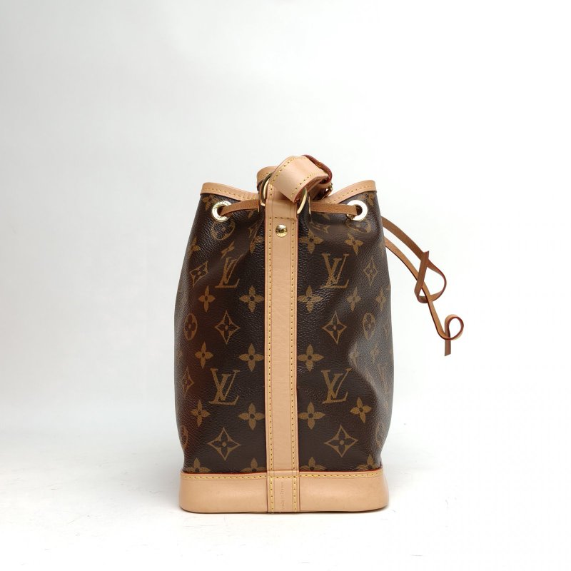 LOUIS VUITTON NOÉ水桶包BB22老花PVC金扣晶片肩背包-3