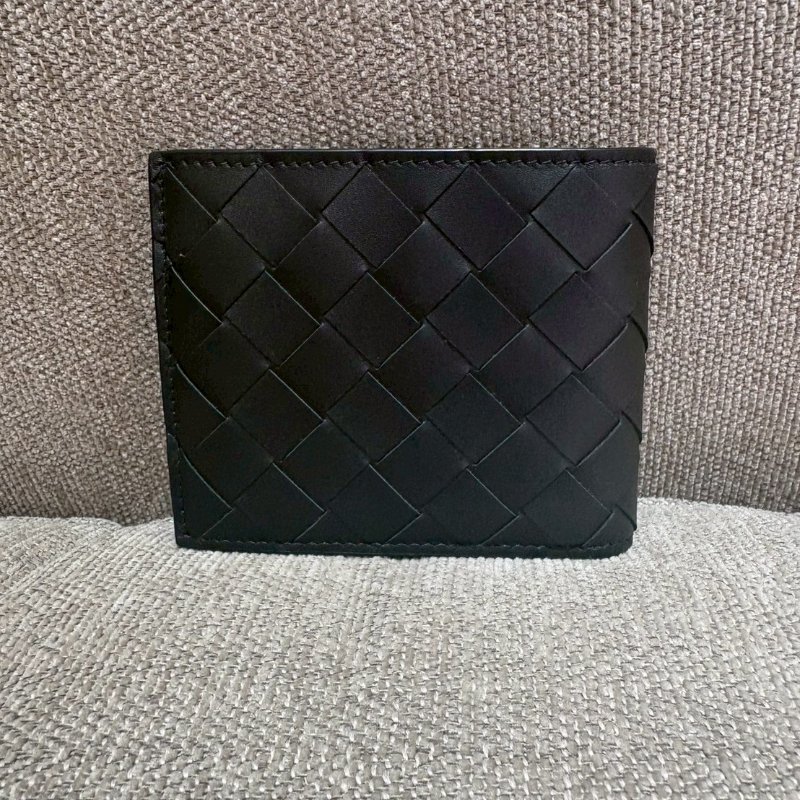 Bottega Veneta 經典編織短夾晶片款-1