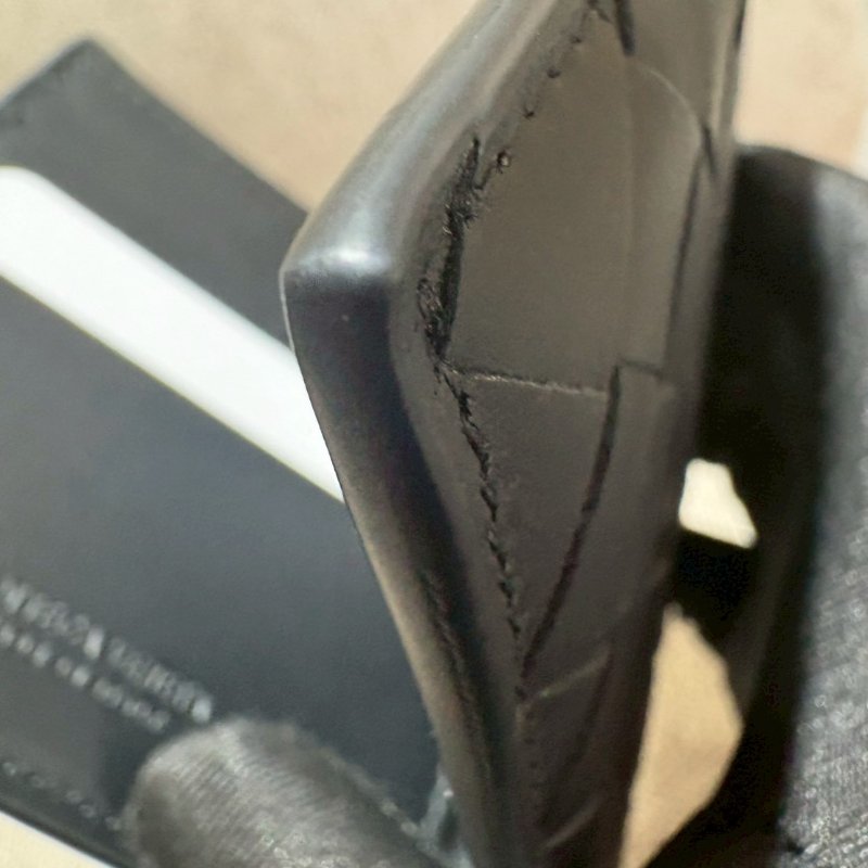 Bottega Veneta 經典編織短夾晶片款-5