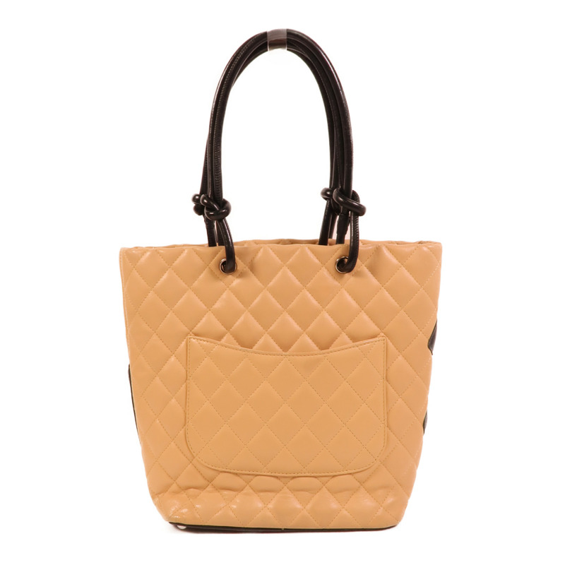 CHANEL 牛皮皮革Cambon手挽袋-1