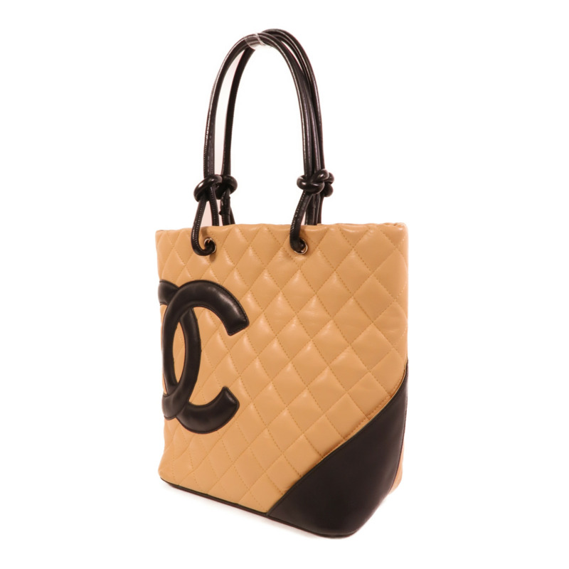 CHANEL 牛皮皮革Cambon手挽袋-2