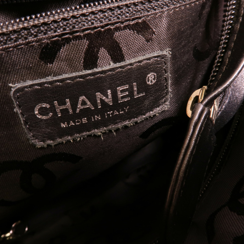 CHANEL 牛皮皮革Cambon手挽袋-6