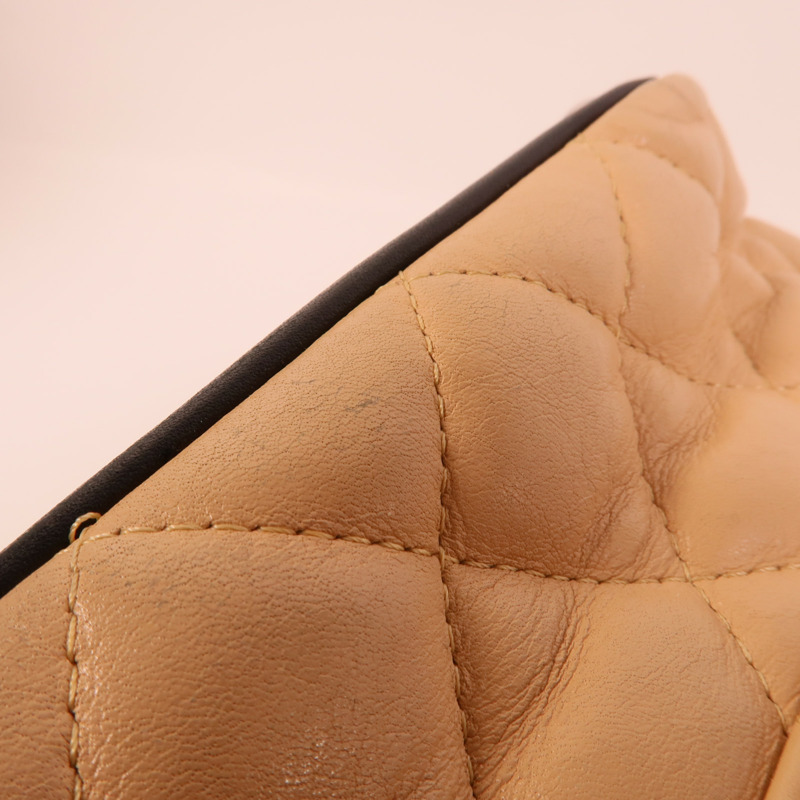 CHANEL 牛皮皮革Cambon手挽袋-14