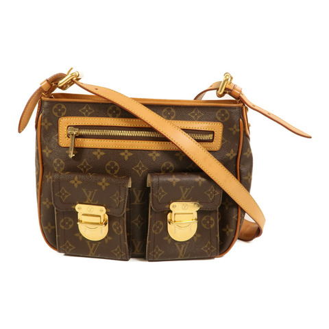 LOUIS VUITTON Monogram Hudson GM金扣肩背袋