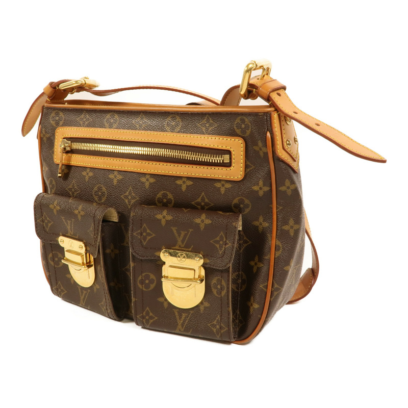 LOUIS VUITTON Monogram Hudson GM金扣肩背袋-2