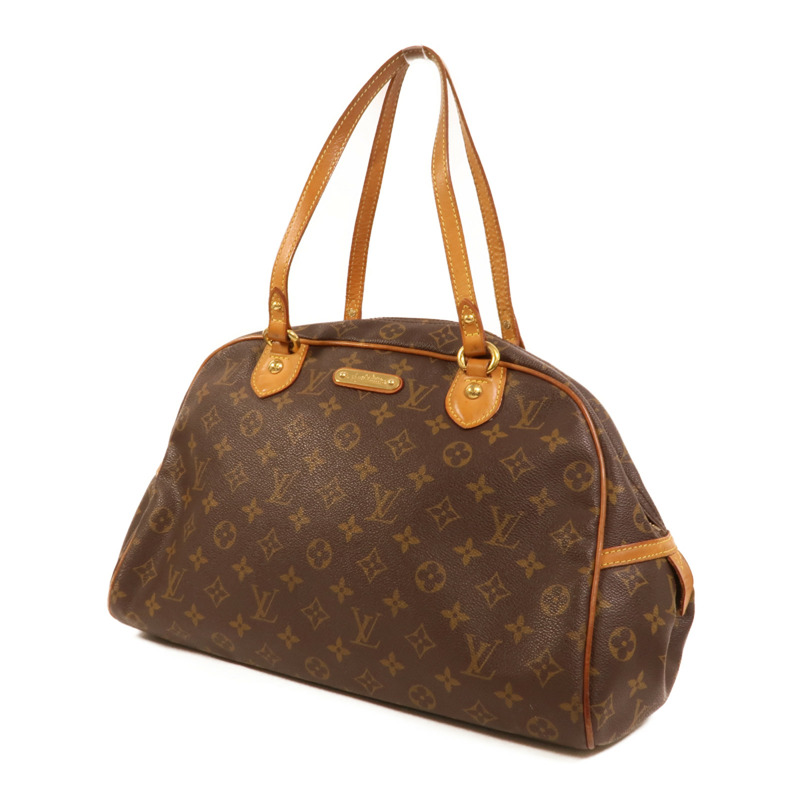 LOUIS VUITTON Monogram Montorgueil GM金扣肩背袋-2