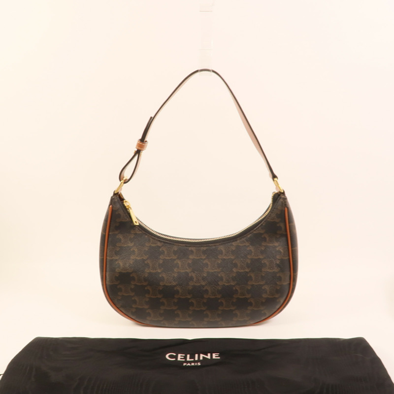 CELINE 塗層帆布Ava肩背袋-10