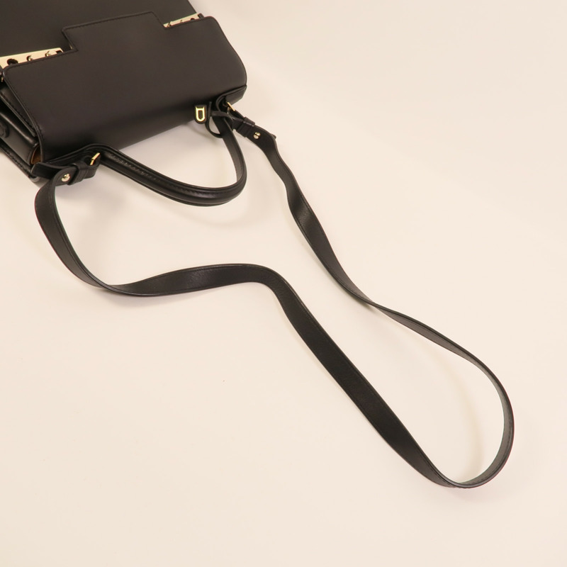 Delvaux 牛皮皮革Tempete MM手挽肩背兩用袋-5
