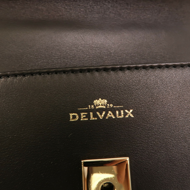 Delvaux 牛皮皮革Tempete MM手挽肩背兩用袋-7
