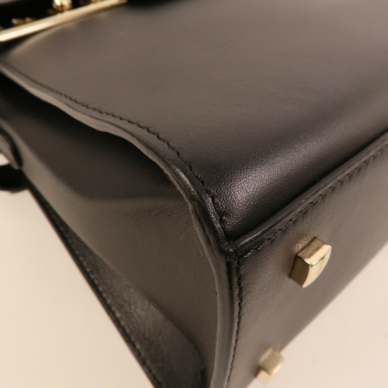 Delvaux 牛皮皮革Tempete MM手挽肩背兩用袋-9