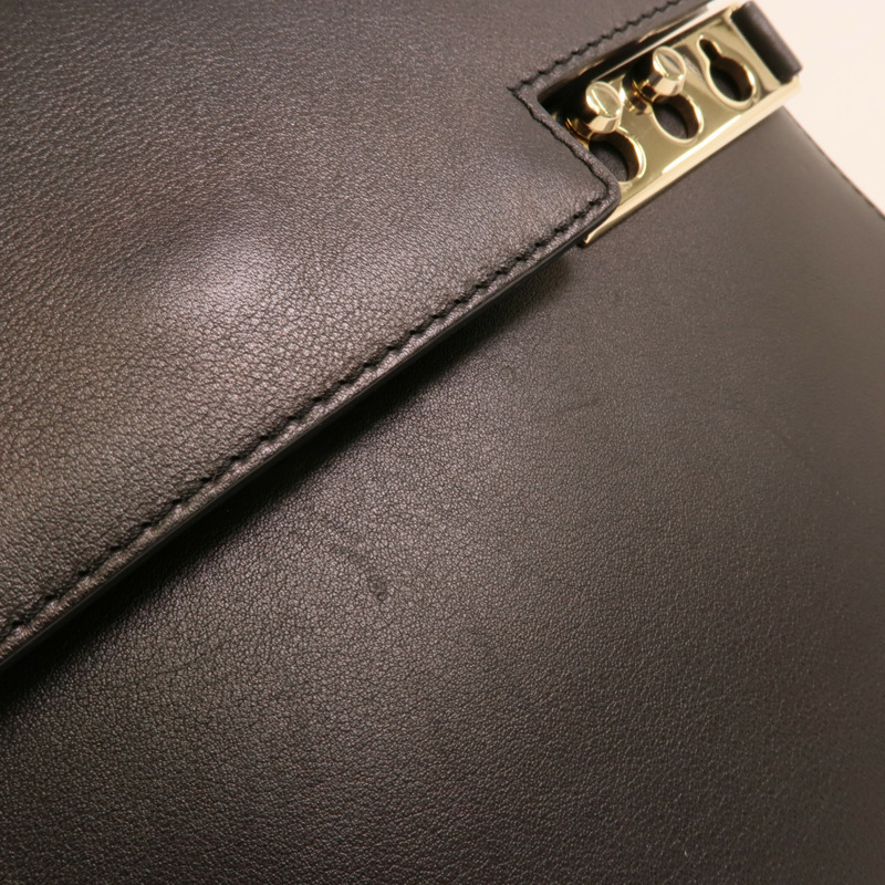 Delvaux 牛皮皮革Tempete MM手挽肩背兩用袋-13