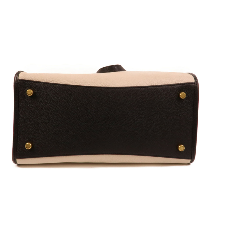 COACH 牛皮皮革Field Tote 30手挽肩背兩用袋-3