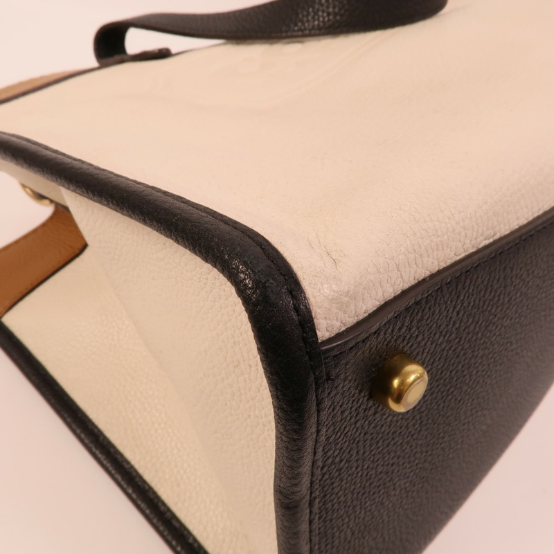 COACH 牛皮皮革Field Tote 30手挽肩背兩用袋-8