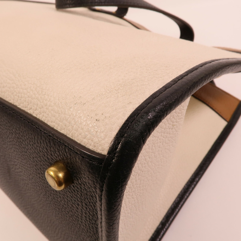 COACH 牛皮皮革Field Tote 30手挽肩背兩用袋-9