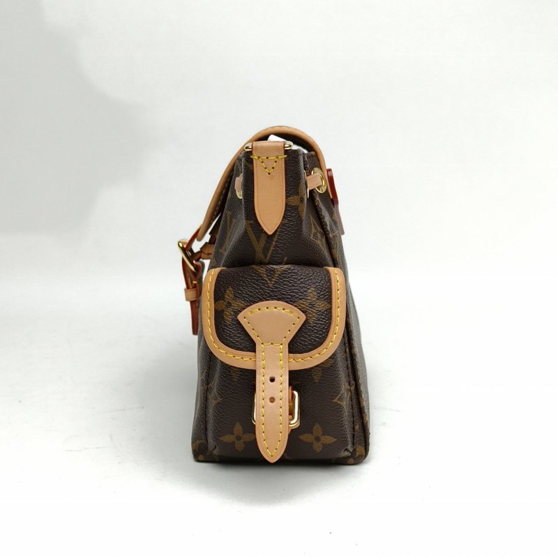 LOUIS VUITTON ODYSSÉE手袋餃子包老花PVC金扣晶片肩背包-1