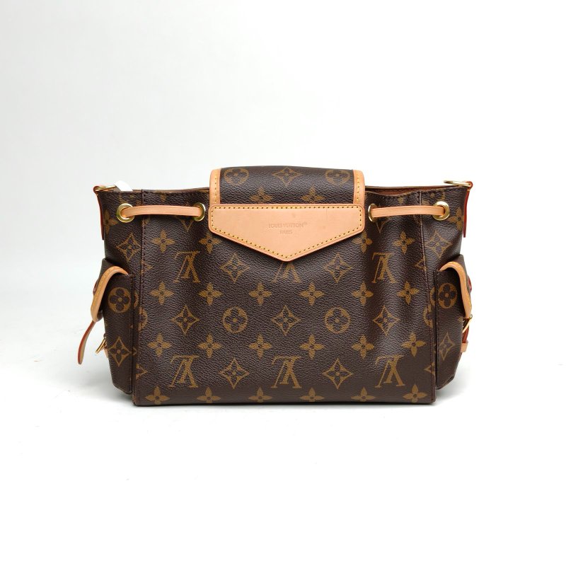 LOUIS VUITTON ODYSSÉE手袋餃子包老花PVC金扣晶片肩背包-2