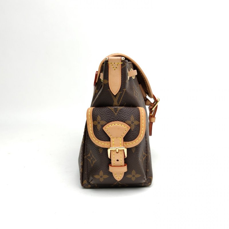 LOUIS VUITTON ODYSSÉE手袋餃子包老花PVC金扣晶片肩背包-3