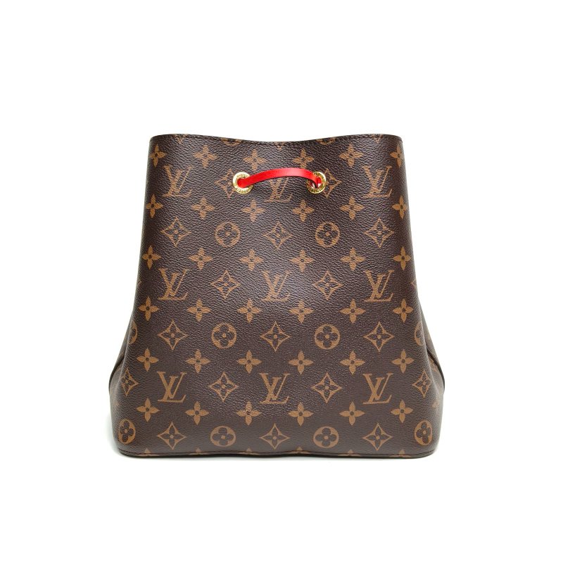 LOUIS VUITTON NÉONOÉ水桶包中號紅色內裏老花PVC金扣肩背包-2