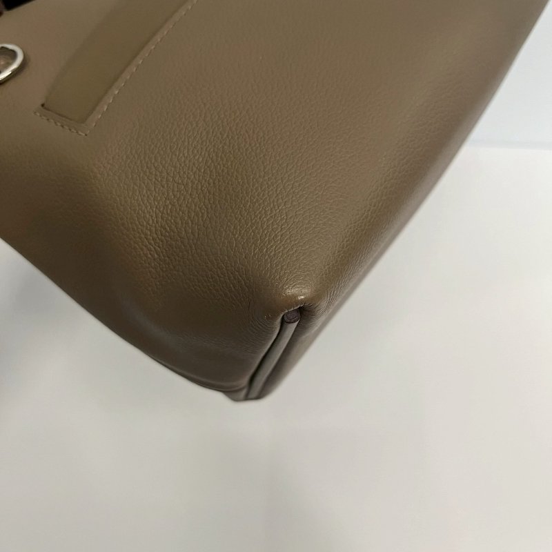 Hermes 2424 mini 大象灰 銀釦 B刻 Evercolor皮 全配有購證+鑑定書-9