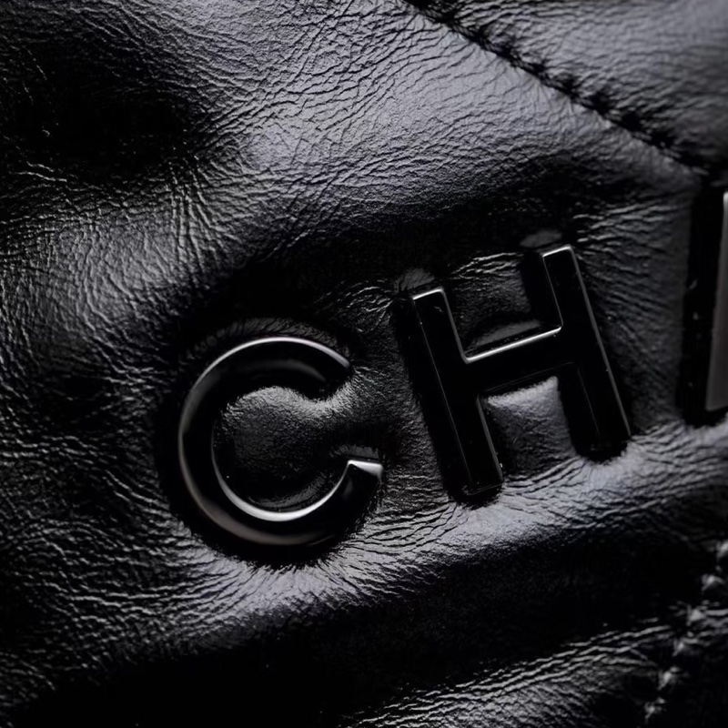 CHANEL soblack全黑22bag mini芯片款奶酷奶酷的24年票 🚁-11