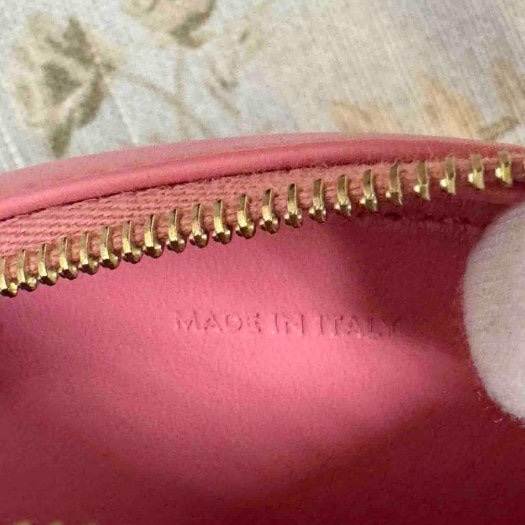 Celine粉紅馬卡龍小圓餅斜背包-4