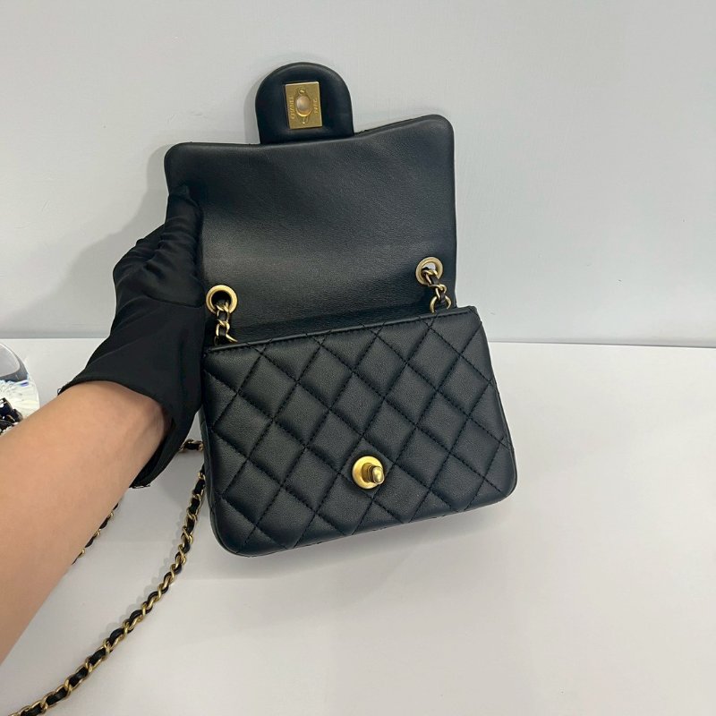 Chanel 金球方胖 硬底金片款-6